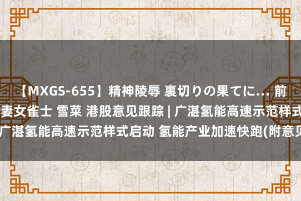 【MXGS-655】精神陵辱 裏切りの果てに… 前編 ～義兄との関係～ 人妻女雀士 雪菜 港股意见跟踪 | 广湛氢能高速示范样式启动 氢能产业加速快跑(附意见股)