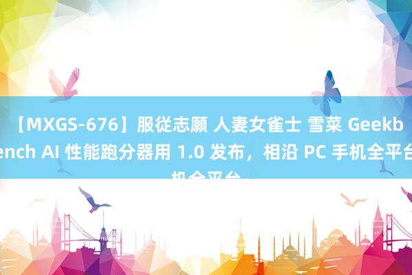 【MXGS-676】服従志願 人妻女雀士 雪菜 Geekbench AI 性能跑分器用 1.0 发布，相沿 PC 手机全平台