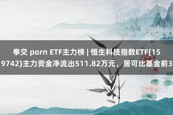 拳交 porn ETF主力榜 | 恒生科技指数ETF(159742)主力资金净流出511.82万元，居可比基金前3