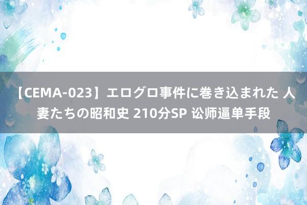 【CEMA-023】エログロ事件に巻き込まれた 人妻たちの昭和史 210分SP 讼师逼单手段